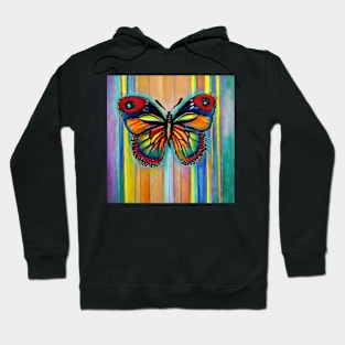 Power of colored  butterfly Hoodie